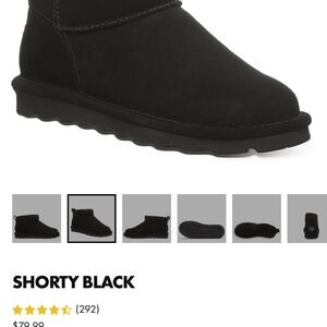 BearPaw Black Suede Ankle Boots Short boots, excellent for winter ❄️